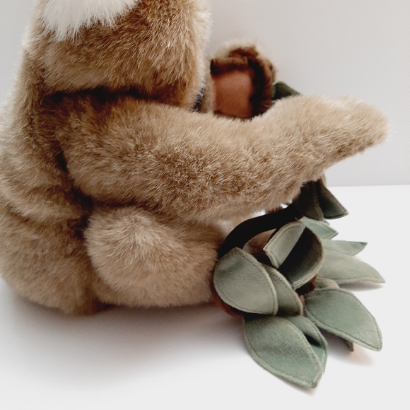 🍒 FOLKMANIS Folktails Koala Stage Hand Puppet Large Plush Kids Toy Leaf Garland - Picture 12 of 14